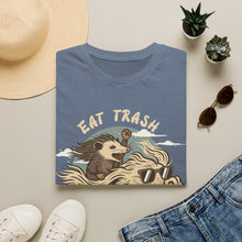 Load image into Gallery viewer, Eat Trash &amp; Get Lucky on Gildan Softstyle T-Shirt
