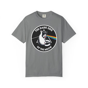 Dark Side of The Meow Tee on Comfort Colors T-shirt