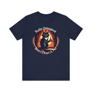 Dark Humor Cat on Bella+Canvas Tee