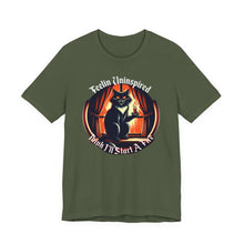 Load image into Gallery viewer, Dark Humor Cat on Bella+Canvas Tee

