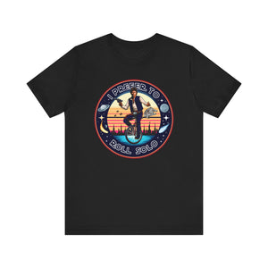 Han Solo Unicycle on Bella+Canvas Tee
