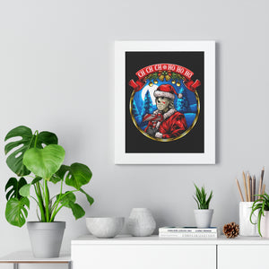 Santa Voorhees Framed Vertical Poster