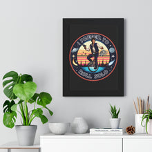 Load image into Gallery viewer, Han Solo Unicycle Framed Vertical Poster
