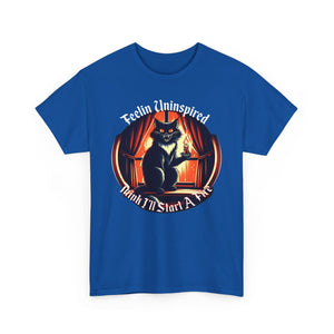 Dark Humor Cat on Gildan Heavy Cotton