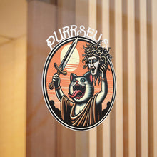 Load image into Gallery viewer, Purrseus Cartoon-Style Die-Cut Stickers, (DTF)
