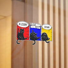 Load image into Gallery viewer, A Licky Boom Boom Kitty UV DTF Stickers
