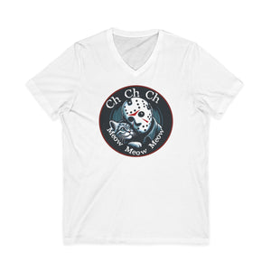 Jason Cat Lover T-Shirt on V-Neck