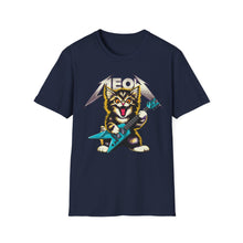 Load image into Gallery viewer, Hard Rock Kitty -- Pink -- On Gildan Softstyle T-Shirt
