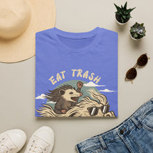 Load image into Gallery viewer, Eat Trash &amp; Get Lucky on Gildan Softstyle T-Shirt
