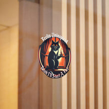 Load image into Gallery viewer, Dark Humor Cat Die-Cut Stickers, (DTF)
