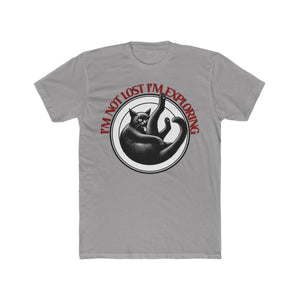 Exploring Cat on Next Level T-Shirt