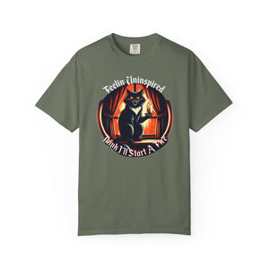Dark Humor Cat on Comfort Colors T-shirt