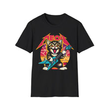 Load image into Gallery viewer, Hard Rock Kitty -- Pink -- On Gildan Softstyle T-Shirt
