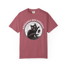 Load image into Gallery viewer, Adorable But Sadistic on Comfort Colors T-shirt
