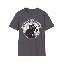 Load image into Gallery viewer, Adorable But Sadistic Cat Tee on Softstyle

