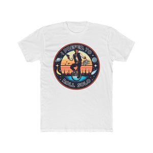 Han Solo Unicycle On Next Level T-Shirt