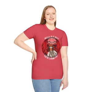 Hello Meeper Tee On SoftStyle