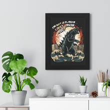 Load image into Gallery viewer, Big Zilla Framed Vertical Poster
