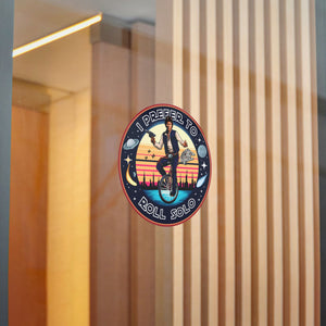 Han Solo Unicycle Die-Cut Stickers (DTF)