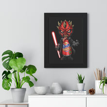 Load image into Gallery viewer, Fanta Menace Framed Vertical Poster
