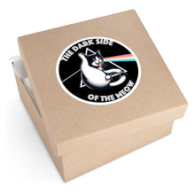 Load image into Gallery viewer, Dark Side of The Meow Round Stickers

