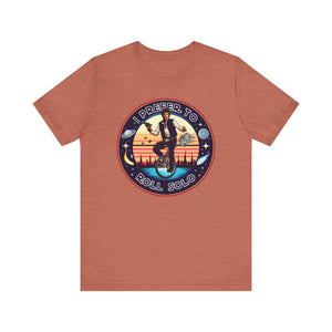 Han Solo Unicycle on Bella+Canvas Tee
