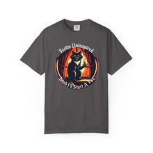 Load image into Gallery viewer, Dark Humor Cat on Comfort Colors T-shirt
