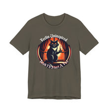 Load image into Gallery viewer, Dark Humor Cat on Bella+Canvas Tee
