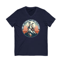 Load image into Gallery viewer, Goats Love The Doors on V-Neck Balla Canvas
