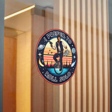 Load image into Gallery viewer, Han Solo Unicycle Die-Cut Stickers (DTF)
