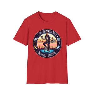 Han Solo Unicycle On Gildan Softstyle Tee