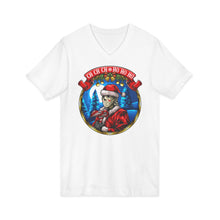 Load image into Gallery viewer, Santa Voorhees on Bella Canvas V-Neck
