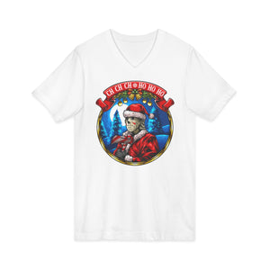 Santa Voorhees on Bella Canvas V-Neck