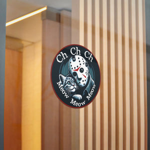 Jason Cat Lover Die-Cut Stickers (DTF)