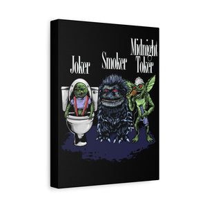 80s Monsters on Matte Canvas