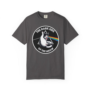 Dark Side of The Meow Tee on Comfort Colors T-shirt
