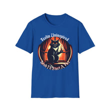 Load image into Gallery viewer, Dark Humor Cat Tee on Softstyle
