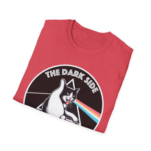 Load image into Gallery viewer, Dark Side of The Meow Tee on Softstyle

