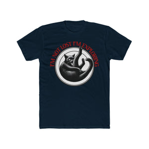 Exploring Cat on Next Level T-Shirt