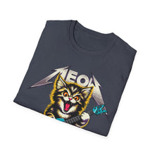 Load image into Gallery viewer, Hard Rock Kitty -- Pink -- On Gildan Softstyle T-Shirt
