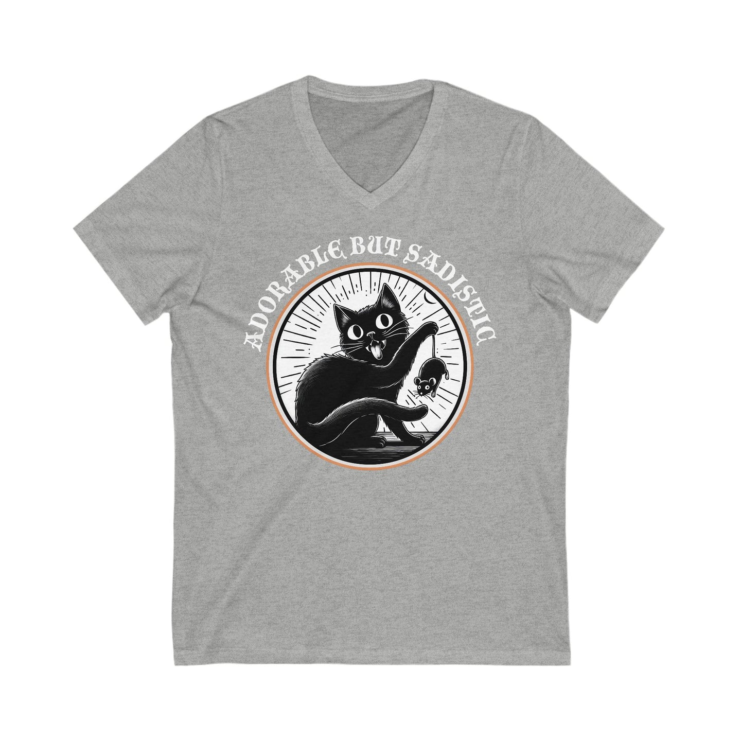 Adorable But Sadistic on Bella+Canvas V-Neck