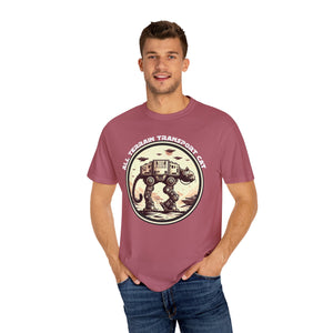 All Terrain Transport Cat on Comfort Colors T-Shirt