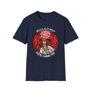 Hello Meeper Tee On SoftStyle