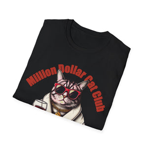 Cat Club Tee on Softstyle