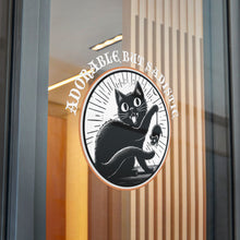 Load image into Gallery viewer, Adorable But Sadistic Die-Cut Stickers (DTF)
