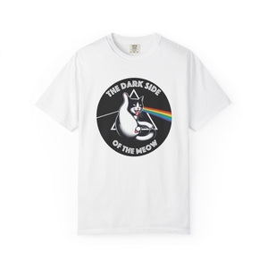 Dark Side of The Meow Tee on Comfort Colors T-shirt