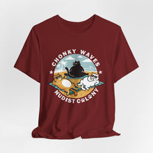 Load image into Gallery viewer, Chonky Waves Tee on Bella Canvas
