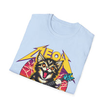 Load image into Gallery viewer, Hard Rock Kitty -- Yellow -- On Gildan Softstyle T-Shirt
