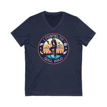 Load image into Gallery viewer, Han Solo Unicycle on Bella+Canvas V-Neck
