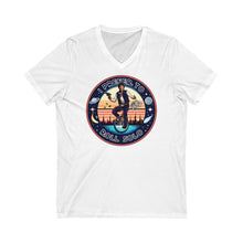 Load image into Gallery viewer, Han Solo Unicycle on Bella+Canvas V-Neck
